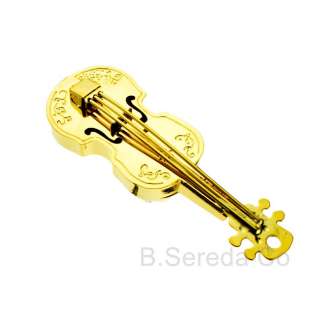 Miniature Musical Instrument, Violin Pin  
