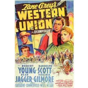  Western Union (1941) 27 x 40 Movie Poster Style B