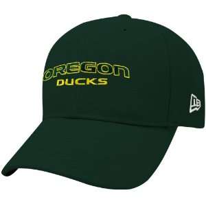  New Era Oregon Ducks Green Machine Adjustable Hat: Sports 