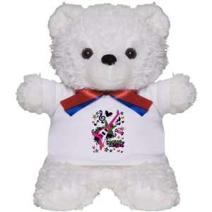  Teddy Bear White Rocker Chick   Pink Guitar Heart and 