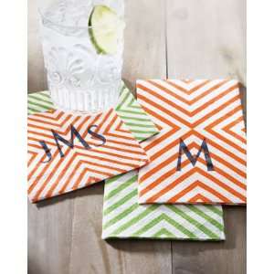  Caspari 100 Chevron Cocktail Napkins 