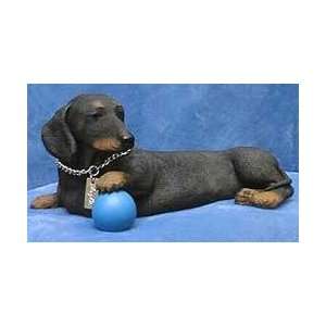  Black and Tan Dachshund with Ball Figure Toys & Games