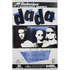  Dada Rob Rule Boulder Original Concert Poster 1994