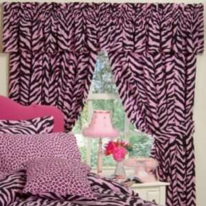  Teen Girls Animal Print Pink Zebra Drapes 84 x 63 Home 