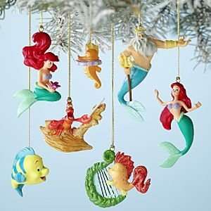  Disneys The Little Mermaid Storybook Ornament Set