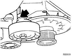 Alternator pulley nut (ribbed drive belt type) 51 ft. lbs. (70 Nm)