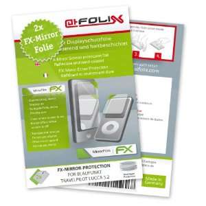  2 x atFoliX FX Mirror Stylish screen protector for Blaupunkt 