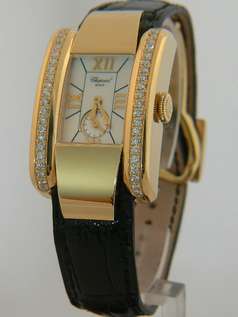 Chopard La Strada   18Kt yellow gold with diamonds   Chronolux Fine 
