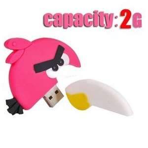  Cute 2GB Angry Birds USB Flash Drive Flash Memory U Disk 