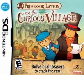 Professor Layton And The Curious Village Game for Ds  