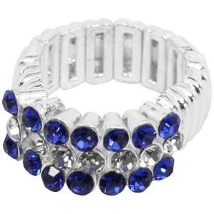  Duke Blue Devils Crystal Stretch Ring: Sports & Outdoors