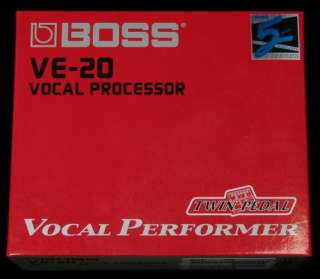 Boss VE 20 Vocal Performer Effects Pedal  