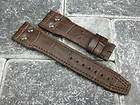   GATOR Leather Rivet Strap Brown Band Extra Large XL Fit IWC BIG PILOT