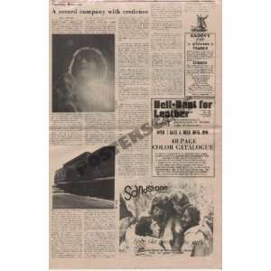  Creedence Clearwater Revival Fantasy Article 1971 CCR 