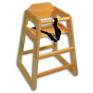  Adcraft HCW 1 Wooden Restaurant High Chair: Baby