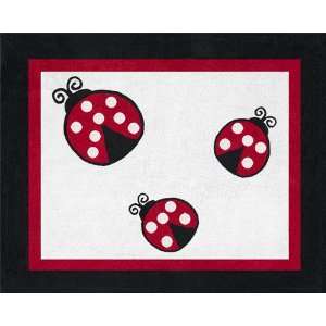   Rug LittleLadybug Polka Dot Ladybug Accent Floor Rug: Home & Kitchen