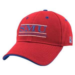   Red Team Logo 3D Bar Flex Fit Hat:  Sports & Outdoors