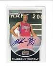 THADDEUS YOUNG 07/08 Bowman chro