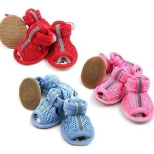  CET Domain SZ08 XC0902 2 BLUE Cute Dog Shoes Pets Sandals Colored 