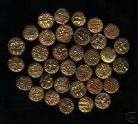 INDIA MYSORE 17 TH.CENTURY SHIVA PARVATI RARE GOLD COIN  