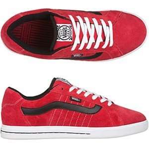  Vans Skateboard Shoes Rowley Stripe   Red/ White Sports 
