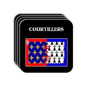   Loire   COURTILLERS Set of 4 Mini Mousepad Coasters 