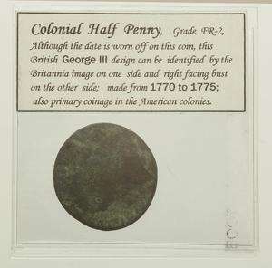 Colonial Half Penny Grade FR 2 British George III Coin NR  