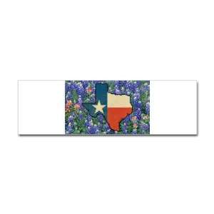  Bumper Sticker Texas Flag Bluebonnets: Everything Else