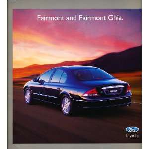  2000 2001 Ford Fairmont Australian Original Sales Brochure 
