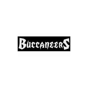   Buccaneers Car Window DECAL Wall Sticker Text Logo: Home Improvement