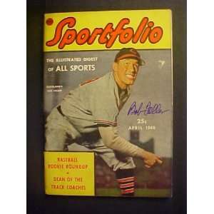  Bob Feller Cleveland Indians Autographed April 1948 