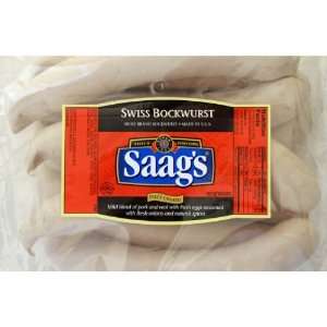 Saags   Swiss Bockwurst (Weisswurst) 8 Pk 5.5 Oz. Links  