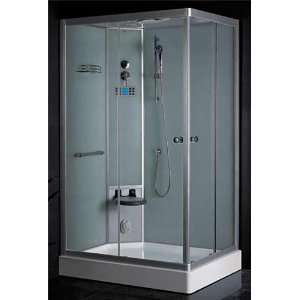   Shower Enclosure with Hand Shower, Control Panel, Seat & Aromatherapy