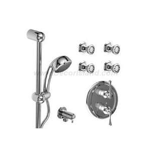   balance system with hand shower rail and 4 body jets: Home Improvement