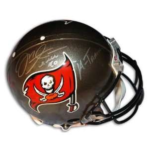  Mike Alstott Autographed Pro Line Helmet  Details: Tampa 