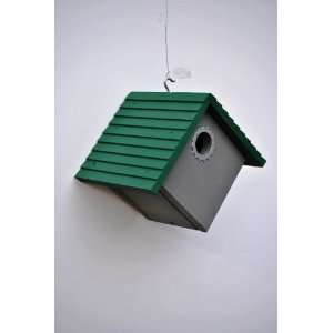  Wren, Chickadee and Finch Bird House, Gray Birch: Patio 