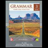 Grammar Form and Function (Custom) (ISBN10: 007737312X; ISBN13 