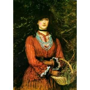    Acrylic Fridge Magnet Millais Miss Eveleen Tennant