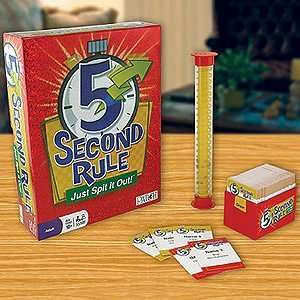  5 Second Rule Timer Sensitive Card Category Game 