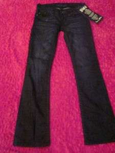 New With Tags Affliction SINFUL Womens Jeans Pants Size26 Leather 