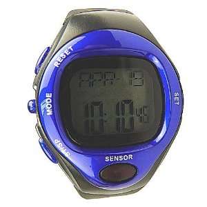   Monitor Watch with Calories and Heart Rate Calculation Black/Blue
