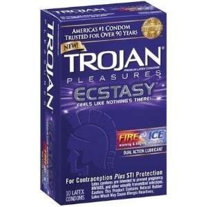  Trojan Pleasures Ecstasy Fire & Ice Dual Action Lubricated Latex 
