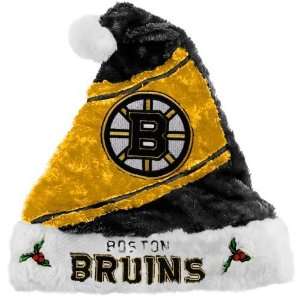  Boston Bruins Mistletoe Santa Hat