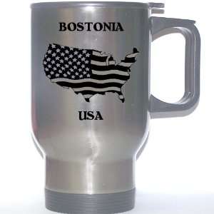  US Flag   Bostonia, California (CA) Stainless Steel Mug 