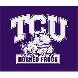  Texas Christian Horned Frogs 60X50 Blanket/Throw   College Athletics 