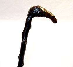 Unusual Antique Irish Blackthorn Shillelagh Cane Walking Stick C 1890 