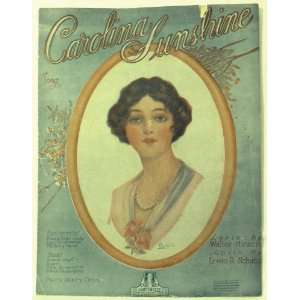  CAROLINA SUNSHINE   Vintage Sheet Music   1919 Everything 