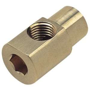 Brass Pipe Adapters Elbow,Hex Key,1/2 In,FNPT,1.235 In OD:  
