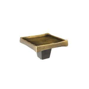   iii collection 2 square knob in antique brass