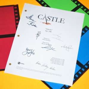 CASTLE GHOSTS SCRIPT SIGNED RPT STANA KATIC  